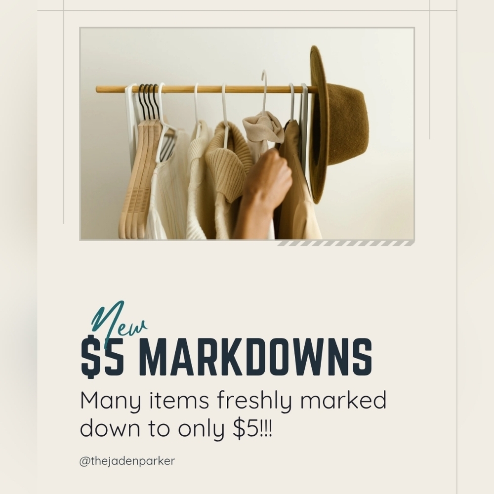 New $5 Markdowns!!!